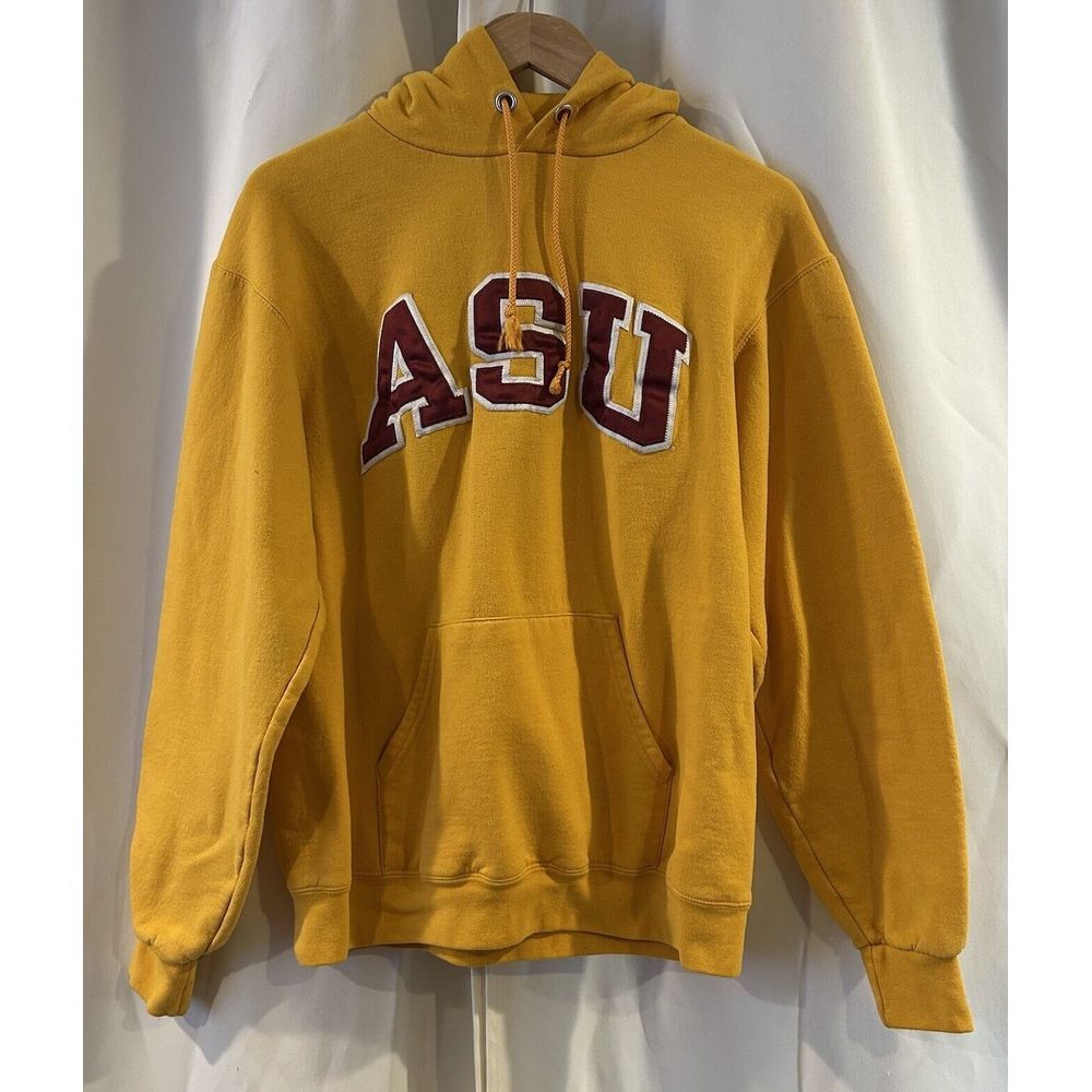 Arizona State University Hoodie Yellow Champion ASU Sun Devils Medium